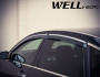 Infiniti M 2006-2010 - Дефлектори вікон з хромованим металічним молдингом, к-т 4 шт, (Wellvisors) фото, цена