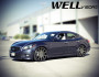 Infiniti M 2011-2018 - Дефлектори вікон з хромованим металічним молдингом, к-т 4 шт, (Wellvisors) фото, цена