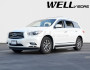 Infiniti QX60 2013-2018 - Дефлектори вікон з хромованим металічним молдингом, к-т 4 шт, (Wellvisors) фото, цена