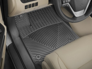 Toyota Highlander 2014-2019 - Коврики резиновые, передние, черные. (WeatherTech) фото, цена