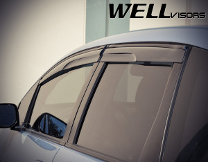 Honda Fit 2009-2014 - Дефлектори вікон Aerodyn серії, к-т 4 шт (Wellvisors) фото, цена