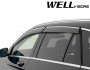 Mercedes-Benz GLC 2016-2018 - Дефлектори вікон з хромованим металічним молдингом, к-т 4 шт, (Wellvisors) фото, цена