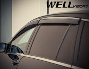 Mercedes-Benz R 2006-2012 - Дефлектори вікон з хромованим металічним молдингом, к-т 4 шт, (Wellvisors) фото, цена
