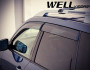 Subaru Forester 2009-2013 - Дефлектори вікон Premium серії, к-т 4 шт (Wellvisors) фото, цена