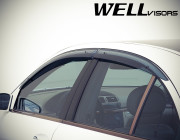 Mercedes-Benz E 2003-2009 - Дефлектори вікон Premium серії, к-т 4 шт (Wellvisors) фото, цена