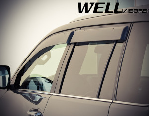 Lexus GX 2009-2021 - Дефлектори вікон Premium серії, к-т 4 шт (Wellvisors) фото, цена