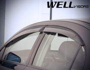 Honda Civic 2006-2011 - Дефлектори вікон Premium серії, к-т 4 шт (Wellvisors) фото, цена