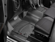 GMC Sierra 2013-2020 - Коврики резиновые с бортиком, передние, черные. (WeatherTech) фото, цена