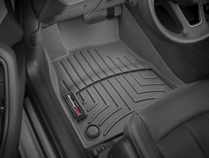Audi A4 2014-2024 - Коврики резиновые с бортиком, передние, черные. (WeatherTech) фото, цена