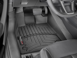 Audi Q5 2018-2024 - Коврики резиновые с бортиком, передние, черные. (WeatherTech) фото, цена