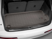 Audi Q7 2015-2024 - Лайнер в багажник 7 місць (за третім рядом) коричневий (WeatherTech) фото, цена