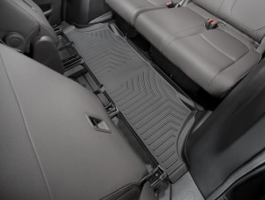 Honda Odyssey 2018-2023 - Коврики резиновые с бортиком, 3й ряд, черные (WeatherTech) фото, цена
