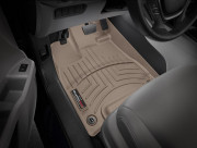 Honda Pilot 2016-2020 - Коврики резиновые передние, бежевые  (WeatherTech) фото, цена