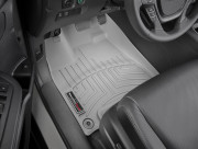 Honda Ridgeline 2017-2021 - Коврики резиновые с бортиком, передние, серые (WeatherTech) фото, цена