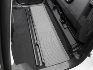 Honda Ridgeline 2017-2021 - Коврики резиновые с бортиком, под задним сидением, серый (WeatherTech) фото, цена