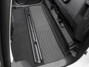 Honda Ridgeline 2017-2021 - Коврики резиновые с бортиком, под задним сидением, черный (WeatherTech) фото, цена