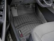 Hyundai Ionic 2016-2021 - Коврики резиновые с бортиком, передние, черные (WeatherTech) фото, цена