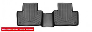 Mitsubishi L 200 2018-2024 - Коврики резиновые с бортиком, задние, черные. (WeatherTech) фото, цена