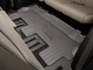 Hyundai Palisade 2020-2023 - Коврики резиновые с бортиком, 3й ряд, какао. (WeatherTech)  фото, цена