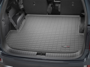 Hyundai Palisade 2020-2023 - Коврик резиновый в багажник, серый (WeatherTech) фото, цена