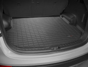 Hyundai Santa Fe 2012-2018 - Коврик резиновый в багажник, черный. (WeatherTech) 5мест фото, цена