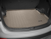 Hyundai Santa Fe 2012-2018 - Коврик резиновый в багажник, бежевый. (WeatherTech) 5мест фото, цена