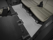 Hyundai Santa Fe 2012-2018 - Коврики резиновые с бортиком, задние, 3 ряд, серые (WeatherTech) фото, цена