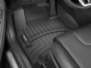 Hyundai Santa Fe 2019-2021 - Коврики резиновые с бортиком, передние, черные (WeatherTech) фото, цена