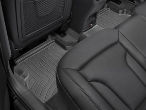 Audi Q3 2011-2018 - Коврики резиновые с бортиком, задние, черные. (WeatherTech) EUR фото, цена
