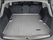 Audi Q7 2006-2014 - Коврик резиновый в багажник, серый. (WeatherTech) фото, цена