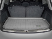 Audi Q7 2006-2014 - Коврик резиновый в багажник за третьим рядом, серый. (WeatherTech) фото, цена