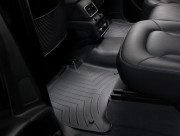 Audi Q7 2006-2014 - Коврики резиновые с бортиком, задние, черные. (WeatherTech) фото, цена