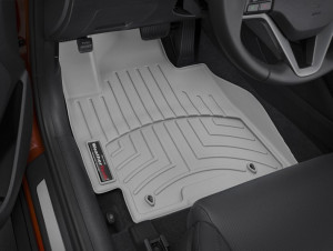 Hyundai Tucson 2015-2020 - Коврики резиновые с бортиком, передние, серые. (WeatherTech) фото, цена