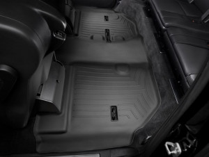 Cadillac Escalade ESV 2007-2024 - Коврики резиновые с бортиком, задние, черные. (WeatherTech)  без прохода к 3 ряду фото, цена