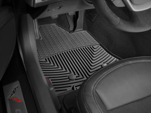 Chevrolet Corvette 2014-2020 - Коврики резиновые, передние, черные. (WeatherTech) фото, цена