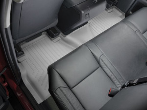 Toyota Highlander 2020-2024 - Коврики резиновые с бортиком, задний, серый. (WeatherTech) фото, цена