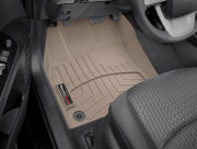 Toyota Prius 2016-2021 - Коврики резиновые с бортиком, передние, бежевые. (WeatherTech) фото, цена