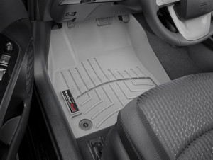 Toyota Prius 2016-2021 - Коврики резиновые с бортиком, передние, серые. (WeatherTech) фото, цена