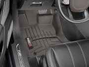 Land Rover Velar 2017-2020 - Коврики резиновые с бортиком, передние, какао (WeatherTech) фото, цена