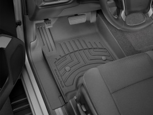 Chevrolet Equinox 2017-2021 - Коврики резиновые 3D лайнеры, передние, черные (WeatherTech) фото, цена