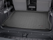 Toyota Sequoia 2008-2022 - (2 ряда сидений) Коврик резиновый в багажник, черный. (WeatherTech) фото, цена