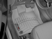 Volkswagen Tiguan Allspace 2018-2019 - Лайнери передні (килими гумові з анатомічним бортиком) сірі (WeatherTech) фото, цена