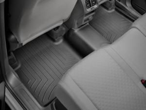 Volkswagen Tiguan Allspace 2016-2021 - All Space Коврики резиновые с бортиком, задние, черные (WeatherTech) фото, цена