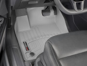 Volkswagen Atlas 2018-2024 - Коврики резиновые с бортиком, передние, серый (WeatherTech) фото, цена