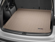 Volkswagen Atlas 2018-2021 - (2 ряда) Коврик резиновый в багажник, бежевый. (WeatherTech) фото, цена