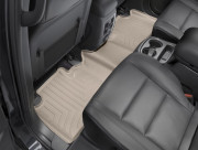 Dodge Durango 2011-2024 - Коврики резиновые с бортиком, задние, бежевые, 2 сидения. (WeatherTech) фото, цена
