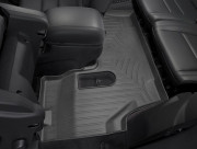 Dodge Durango 2011-2024 - Коврики резиновые с бортиком, задние, 3 ряд сидений, 2 сидения черные. (Weathertech) фото, цена