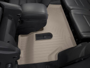 Dodge Durango 2011-2024 - Коврики резиновые с бортиком, задние, 3 ряд сидений, 2 сидения бежевые. (Weathertech) фото, цена