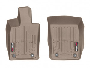 Porsche Panamera 2017-2024 - Коврики  передние бежевые | WeatherTech 4511801 фото, цена