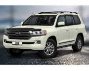 Toyota Land Cruiser 2016-2021 - Дефлектор капота (мухобойка), темный.  фото, цена